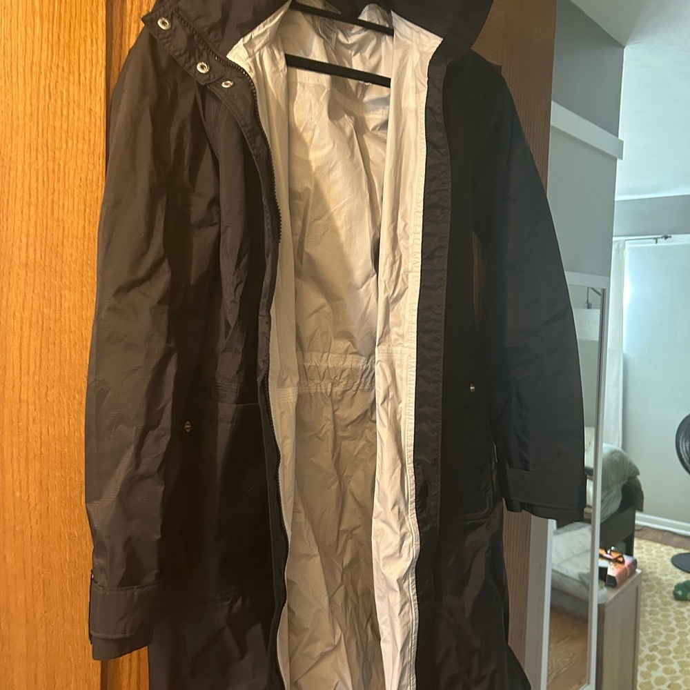 Patagonia Women’s Black Hooded Rain Jacket